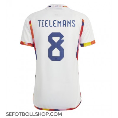 Billiga Belgien Youri Tielemans #8 Borta fotbollskläder VM 2022 Kortärmad